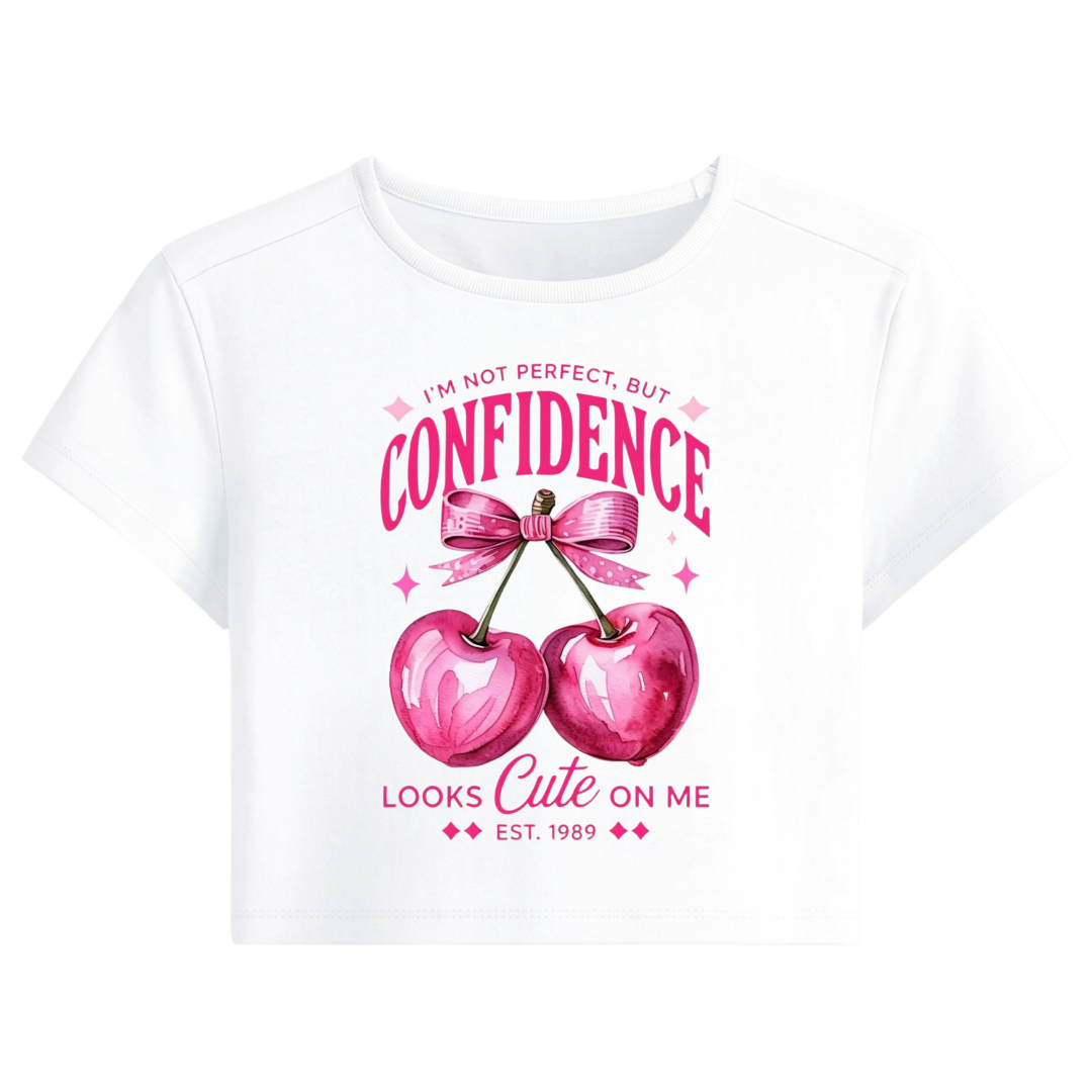 Cherry Graphic Baby Tee