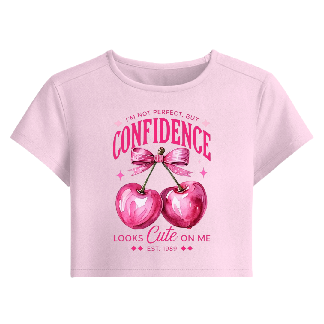 Cherry Graphic Baby Tee