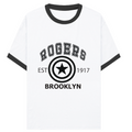 Rogers Brooklyn Varsity Unisex Ringer T-Shirt