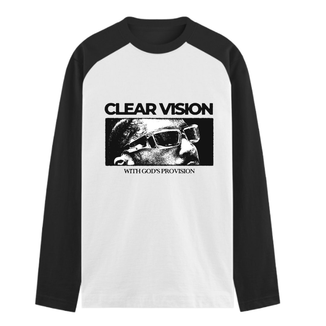 Clear Vision Unisex Raglan T-Shirt