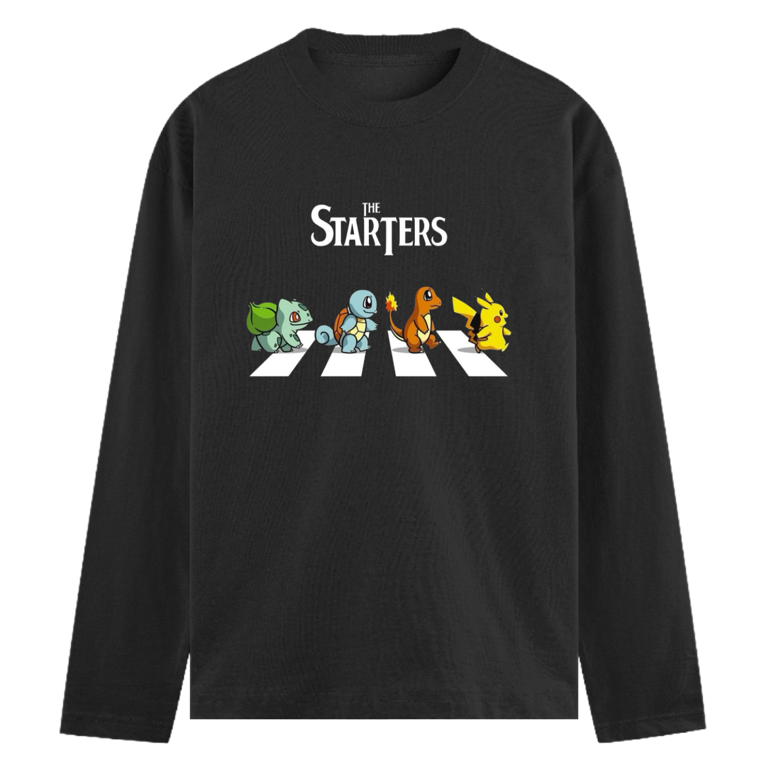 The Starters Pokemon Men's Full Sleeve T-Shirt