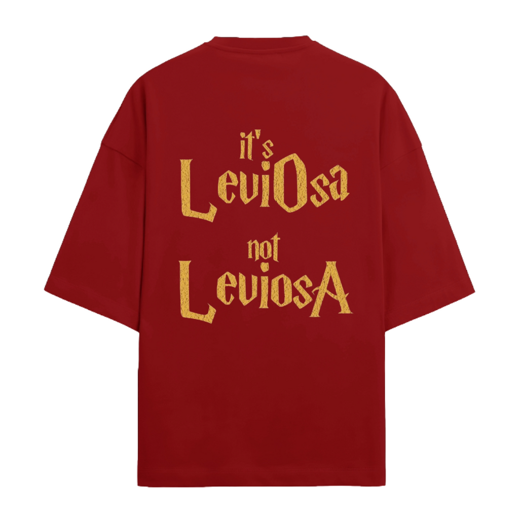 LeviOsa Red Unisex Oversized Classic T-Shirt