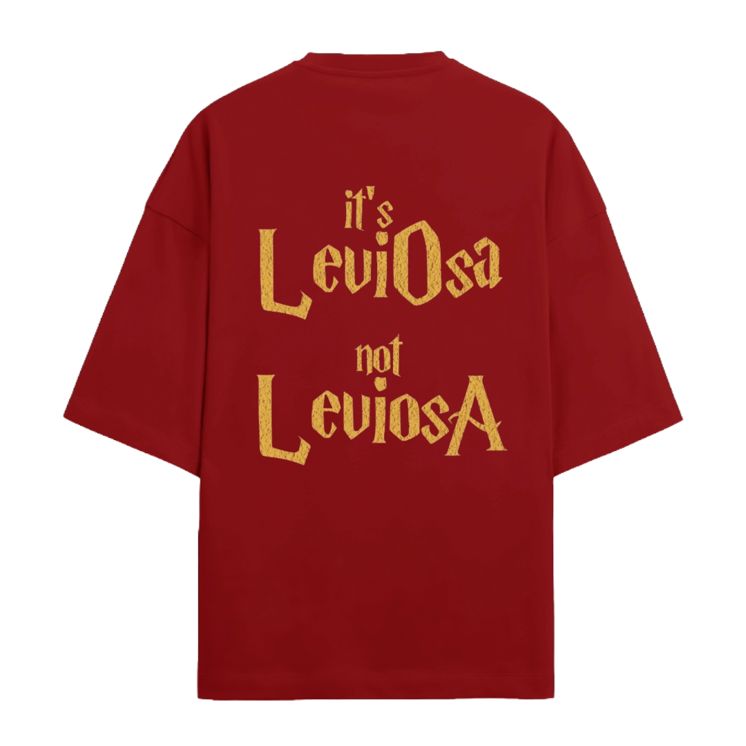 LeviOsa Red Unisex Oversized Classic T-Shirt