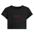 Owe Your Space Baby Tee(Black)